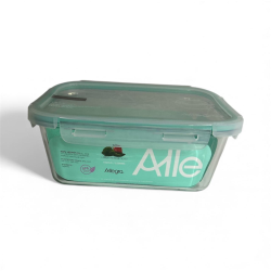 CONTENEDOR HERM. RECTANGULAR VIDRIO 1500ML