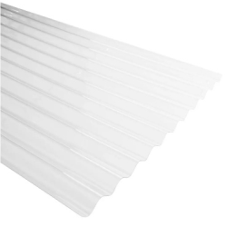 POLICARBONATO ONDULADO 0,5X3,0MT TRANSPARENTE 