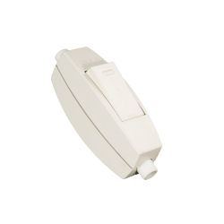 INTERRUPTOR VOLANTE PARA LAMPARA BLANCO