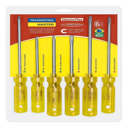 JUEGO DESTORNILLADORES 6 PIEZAS TRAMONTINA