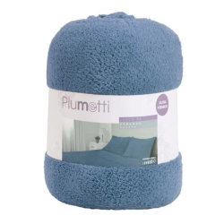 SABANA SHERPA LISA 1.5 PL AZUL