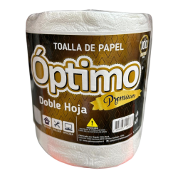 TOALLA PREMIUM  OPTIMO DOBLE HOJA 100 MTS XL (NEGRO)